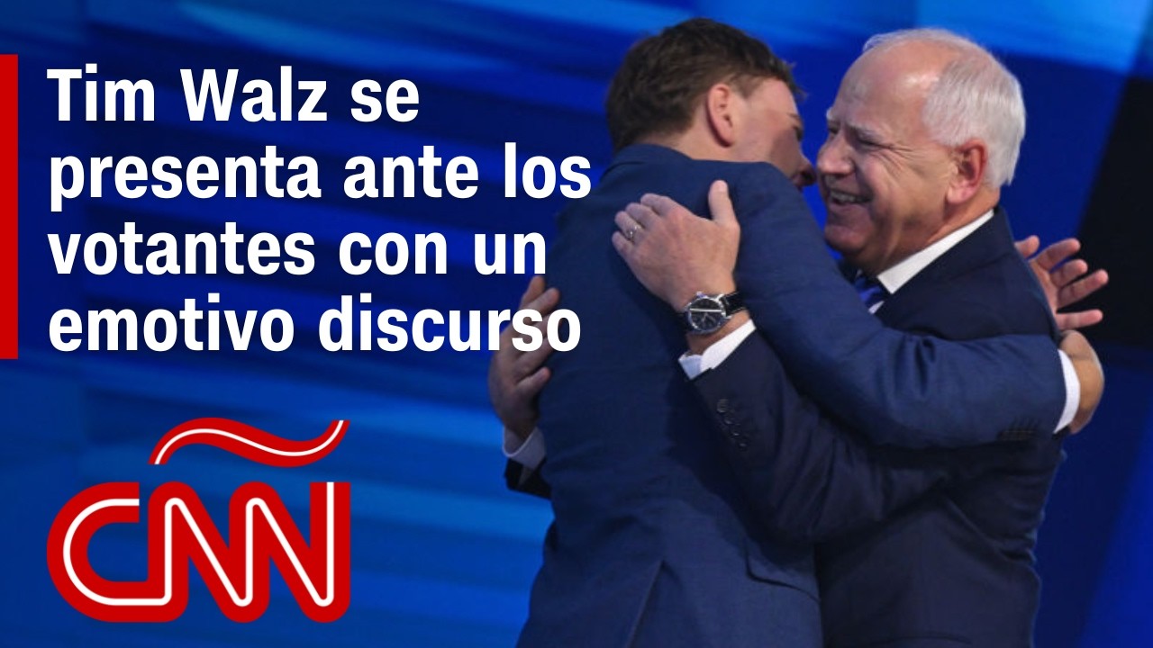 Discurso de Tim Walz, compañero de fórmula de Kamala Harris, donde cuenta su historia familiar