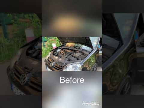 Vw Golf 5 1.9 TDI K&N Filter Before and After