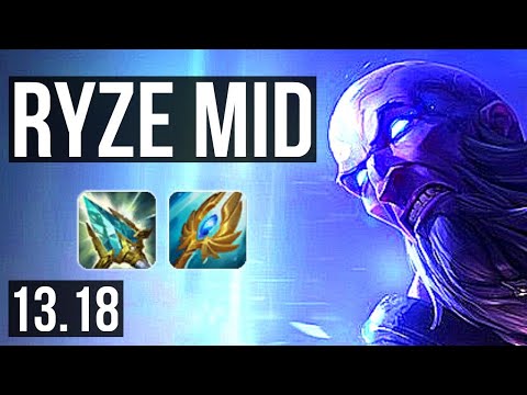 RYZE vs DIANA (MID) | Rank 6 Ryze, 3/2/11, 900K mastery | JP Challenger | 13.18
