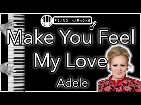 Make you feel my love - Adele - Piano Karaoke
