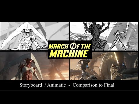 March of the Machine Official Cinematic – Magic: The Gathering - Storyboard Comparison
