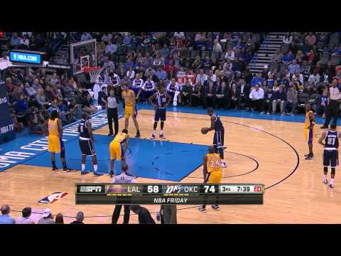 Lakers vs oklaomacity 2013