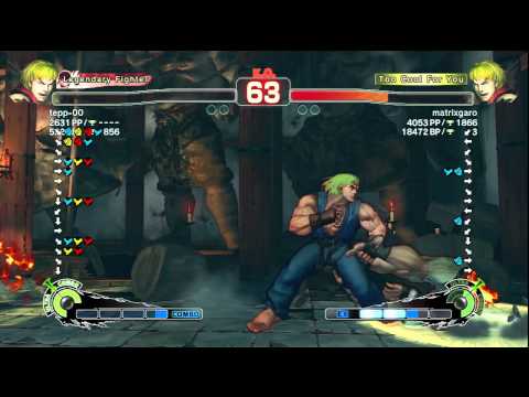 SSF4 AE: tepp-00 (Ken) vs matrixgaro (Ken)