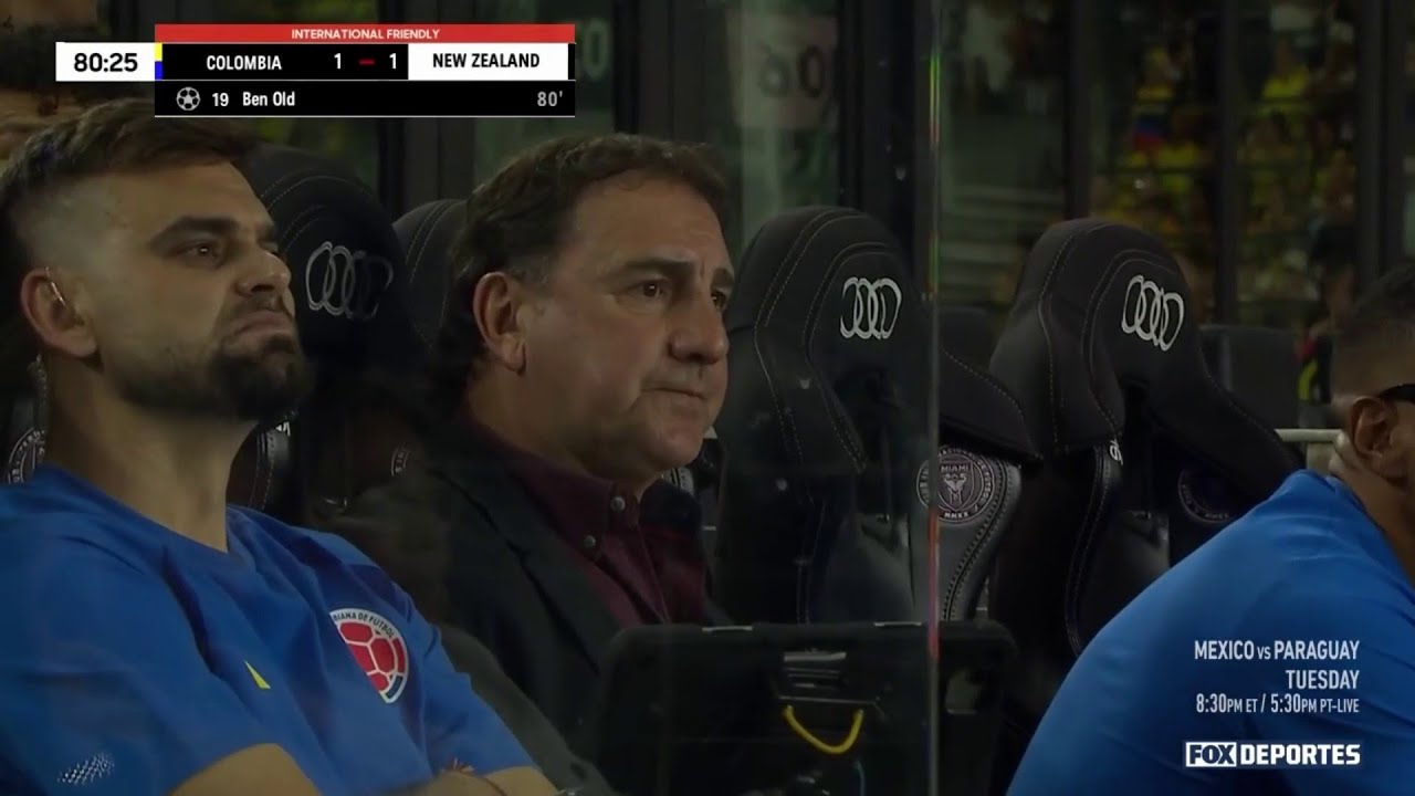 💥 GOL Benjamin Old | Colombia 1-1 Nueva Zelanda | Amistoso Internacional 2025