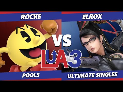 LEVELUP Arena 3 - Rocke (Pac-Man) Vs. Elrox (Bayonetta) SSBU Ultimate Tournament