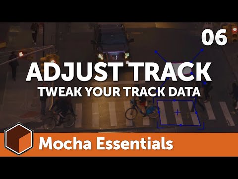06 Adjusting Your Track with AdjustTrack [Mocha Essentials]