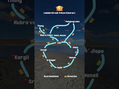 Ladakh tour 9 days itinerary for beginners #ladakh #ladakhtrip #ladakhitinerary