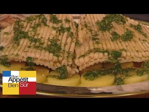 Aile de raie douce pochée à la vinaigrette d'herbes [Recette]