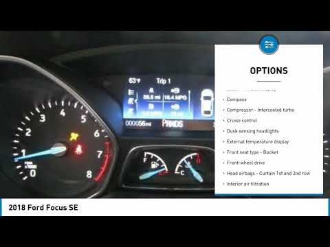 2018 Ford Focus SE New 180427