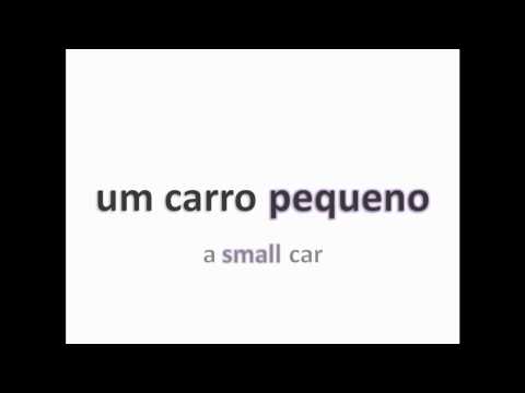 Portuguese Grammar: Adjective Positions