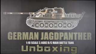 German Jagdpanther Heng Long Rc 1/16 2.4G Unboxing | HD+ | Deutsch