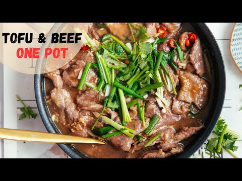 Tofu and Beef One Pot