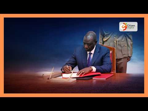Rais William Ruto atia saini mswada kuwa sheria