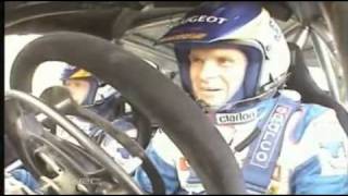 Gronholm &amp; Passonen Crash at same corner- WRC Rally GB 2002