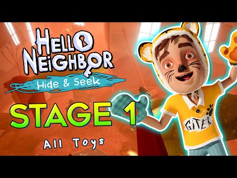 Hello Neighbor: Hide and Seek Stage 1 Walkthrough (All Animal toys Location) - YouTube