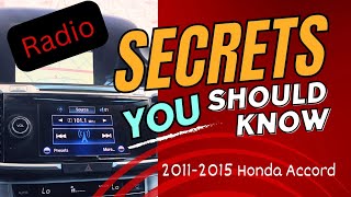 2011-2015 Honda Accord Radio Code Fix