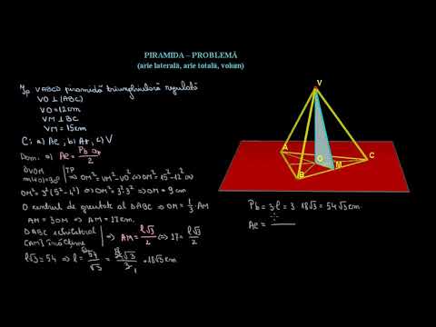 Piramida - problemă rezolvată | Lectii-Virtuale.ro