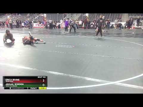 97 Lbs Quarterfinal - Erica Irvine, Team Iowa Vs Abigail Borden, Team Colorado A4d6