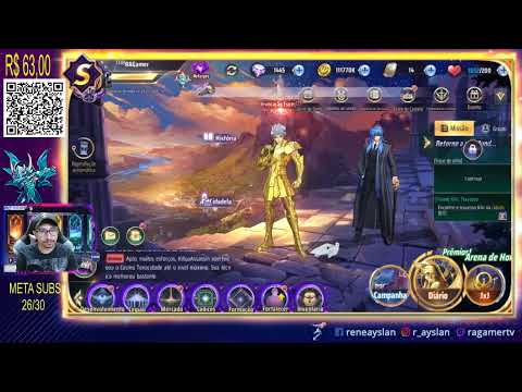 VENDENDO MINHA CONTA FLOP - E MUITOS DUELOS GALÁCTICOS E AJUSTES - SAINT SEIYA AWAKENING