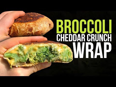 The Crunch Wrap Gainz Tutorial Video: Deli Fresh Rotisserie Chicken, Broccoli & Cheddar Crunch Wrap!