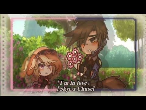 「𝐈'm in love」[𝐒𝐤𝐲𝐞 𝐱 𝐂𝐡𝐚𝐬𝐞] ¡No original! [Paw patrol x Gacha Club] [🩷💙]