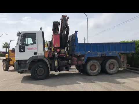 Dump truck with crane  for sale- 2005 Iveco Eurotrakker 310 | Ritchie Bros Ocaña, ESP, 10/06/2021