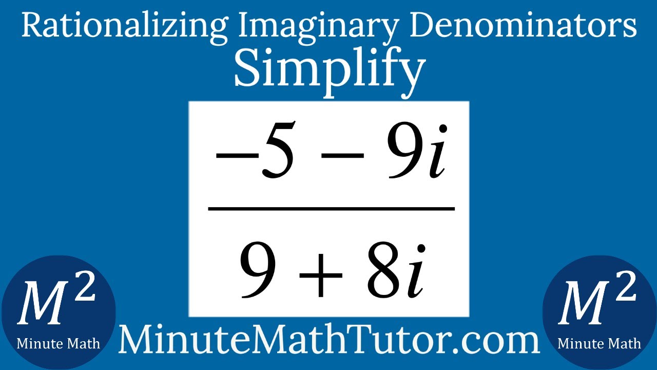 Simplify (-5-9i)/(9+8i)