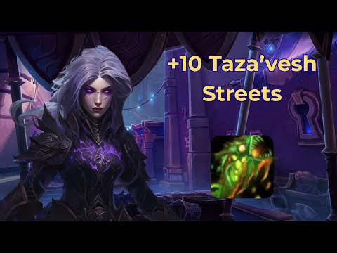 Taza'vesh Streets +10 Destruction Warlock - Chaos Bolt Diabolist Spam Build | Season 3 TWW