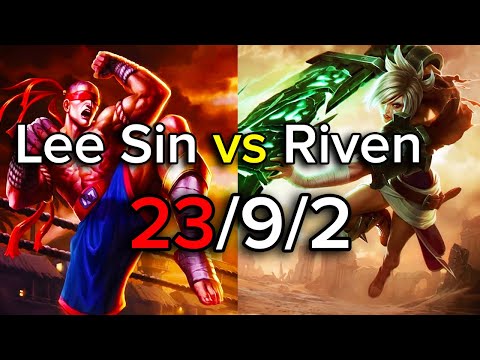 Challenger Lee Sin Top vs Riven Full Game POV S14