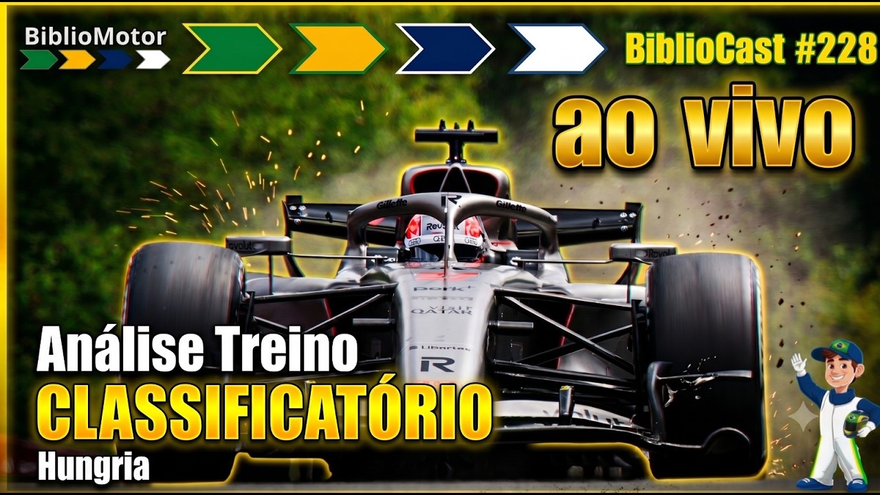 F1 - GP da Hungria - Análise do Treino Classificatório | BIBLIOMOTOR | AO VIVO