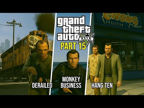 GTA V No Commentary Longplay – Part 15: Derailed to Hang Ten (4K 60FPS SFX Only)