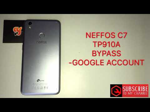 NEFFOS C7/TP910A frp bypass v8.1.0 google account