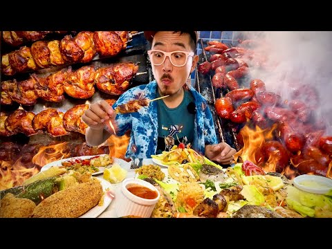 Massive Street Food Tour in Kenitra 🇲🇦 Unique Local Food in the Deepest Corner of Morocco