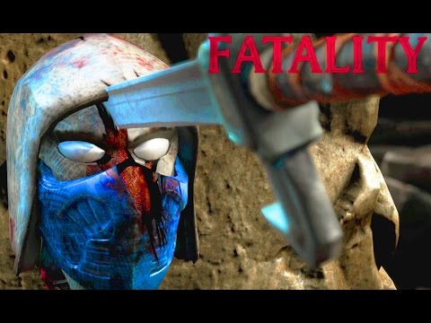 Mortal Kombat X Gold Scorpion vs Blue Steel Sub-Zero Fatalities Gameplay All