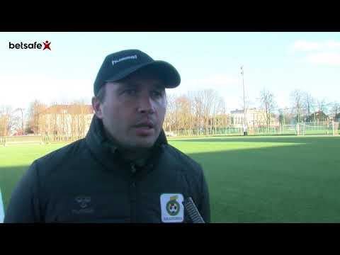 2018-04-06 I lyga: NFA - Trakai B | Interviu su NFA vyr. treneriu