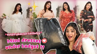 Trendy gorgeous Mini dresses Try on haul 🍂❤️ || Birthday, date, party wear must have || shystyles