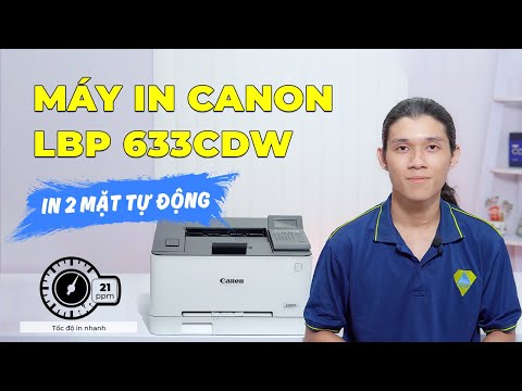Canon Color imageCLASS LBP633Cdw - Wireless Duplex Laser Printer, Single Function, Home Office, Mobile Ready, 1 Year Limited Warranty, 22 PPM Color, White video review thumbnail
