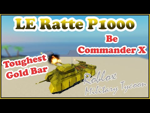 LE Ratte P1000, The Toughest Yet In Military Tycoon Roblox