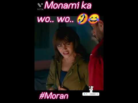 Ziddi dil mane na Moran funny sence😂. Karan's wo.. and Monami's reaction : chee 😆.