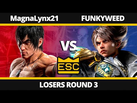 ESC 54 - Losers Round 3 - MagnaLynx21 (Law) Vs. FUNKYWEED (Lars) - Tekken 8 UK Launch Tournament