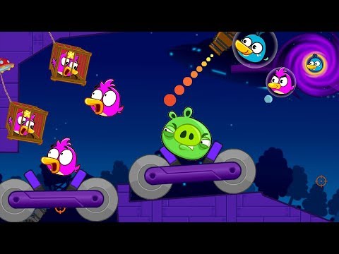 Angry Birds Collection Hacked 4 - RESCUE TEAM BIRDS AFTER BLAST PIGGIES INSIDE BLACK HOLE!