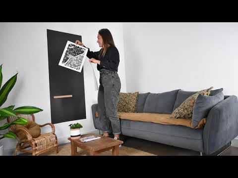 DIY / DECORATION INTERIEUR AVEC UN LE DE PAPIER PEINT MAGNETIQUE