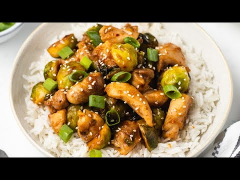 Simple Chicken And Brussels Sprouts Stir-Fry Recipe
