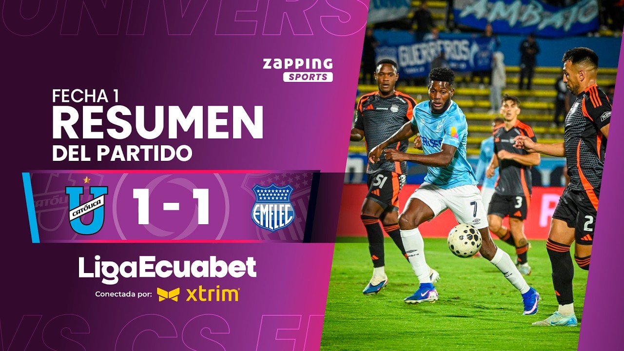 Universidad Católica del Ecuador vs Emelec Highlights