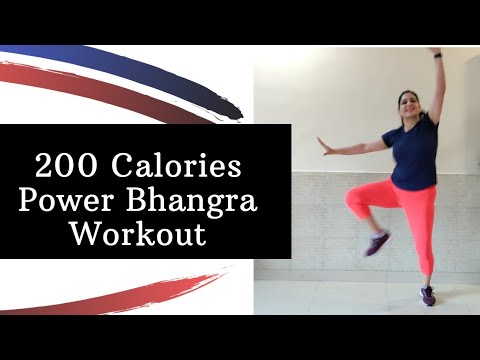 200 Calories Bhangra Workout At Home| 15 minutes Dance Workout