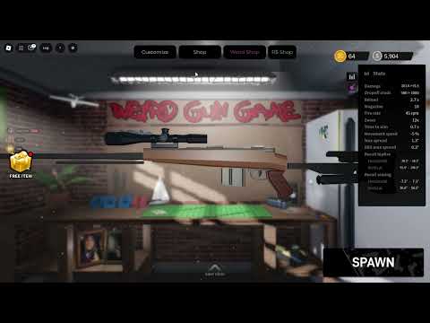 How to make the BEST sniper in weird gun game! (OUTDATED)