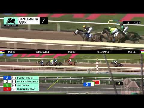 Secret Touch wins Race 7 on Sunday February 13, 2022 at Santa Anita Park