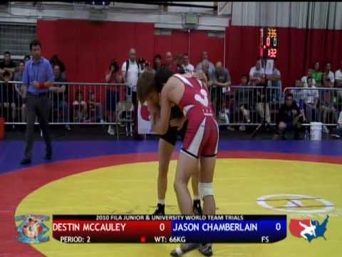 FILA JR Freestyle 66kg - Destin McCauley vs. Jason Chamberlain