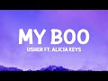 Usher My Boo Lyrics Ft Alicia Keys