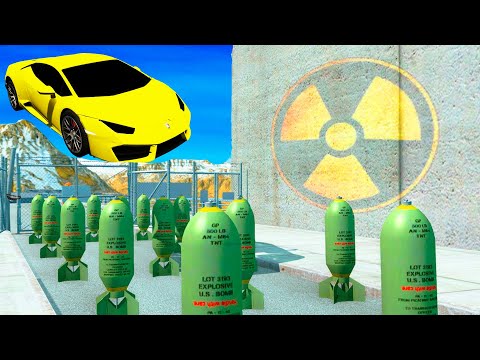 EXPERIMENT - Cars vs Nuclear Bombs #19 - BeamNG Drive | CrashTherapy